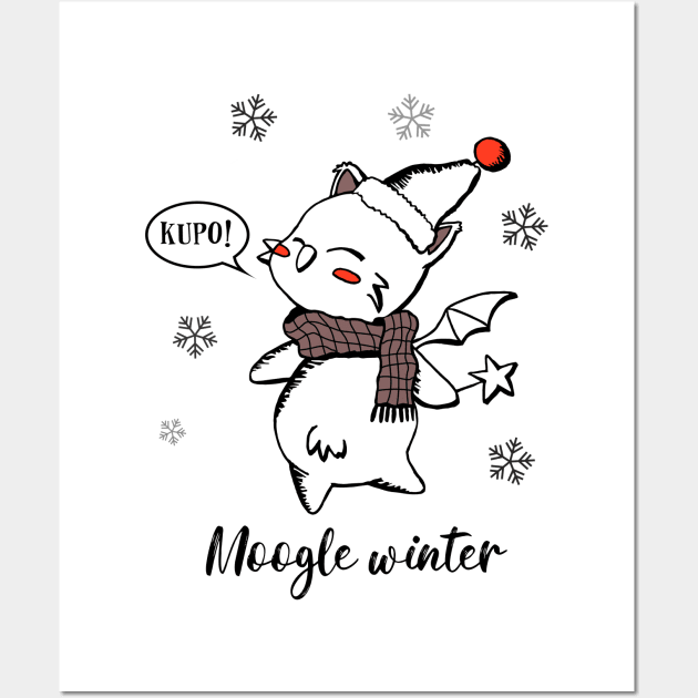 Moogle Winter Wall Art by geekmethat